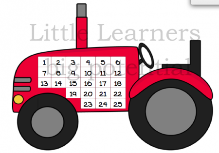 Reception Maths homework